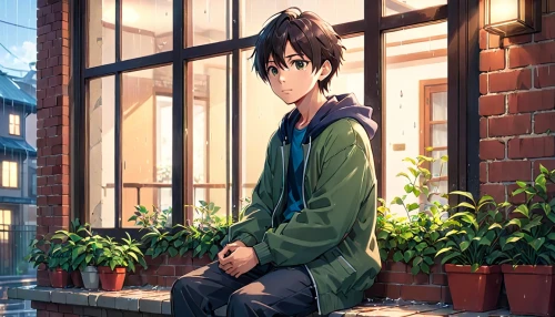 violet evergarden,cg artwork,anime cartoon,ren,paris balcony,oleander,outside,on the roof,yuzu,main character,male character,euphonium,rooftops,nikko,anime boy,rooftop,yukio,anime japanese clothing,studio ghibli,city ​​portrait,Anime,Anime,Realistic