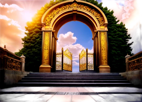 heaven gate,victory gate,gateway,stargate,3d background,cartoon video game background,triumphal arch,portal,gates,iron gate,tori gate,temples,archway,gate,city gate,hall of supreme harmony,temple fade,front gate,landscape background,the threshold of the house,Illustration,Vector,Vector 03