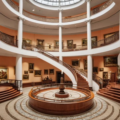 circular staircase,guggenheim museum,oval forum,rotunda,winding staircase,spiralling,spiral staircase,hall of nations,spiral,konzerthaus berlin,the center of symmetry,musical dome,fibonacci spiral,concentric,panopticon,court of law,kaempferia rotunda,spiral pattern,university library,art deco,Photography,General,Realistic