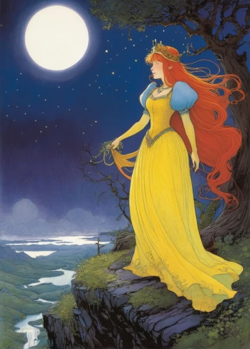 fantasia,rusalka,celtic woman,fantasy woman,fae,the night of kupala,ariel,fairy tale,fairy tale character,fairy tales,rapunzel,fantasy picture,moonbeam,children's fairy tale,herfstanemoon,a fairy tale,fairytales,cinderella,little mermaid,celtic queen,Illustration,Realistic Fantasy,Realistic Fantasy 04