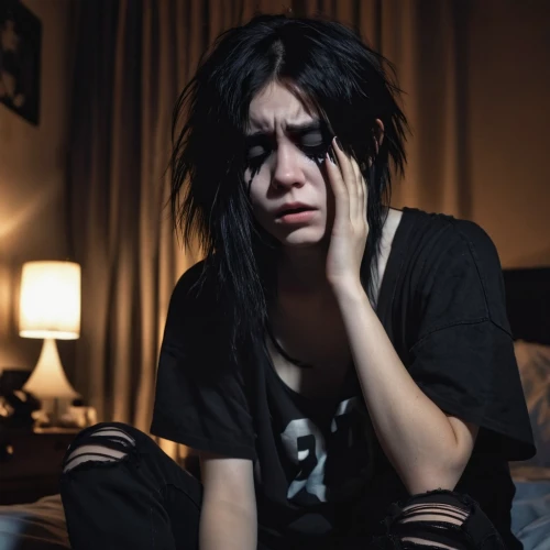 depressed woman,emo,sad woman,anxiety disorder,drug rehabilitation,goth subculture,goth woman,stressed woman,stop youth suicide,crying man,2d,stop teenager suicide,scared woman,sorrow,dark portrait,violence against women,depression,yukio,sad girl,moody portrait,Photography,General,Realistic