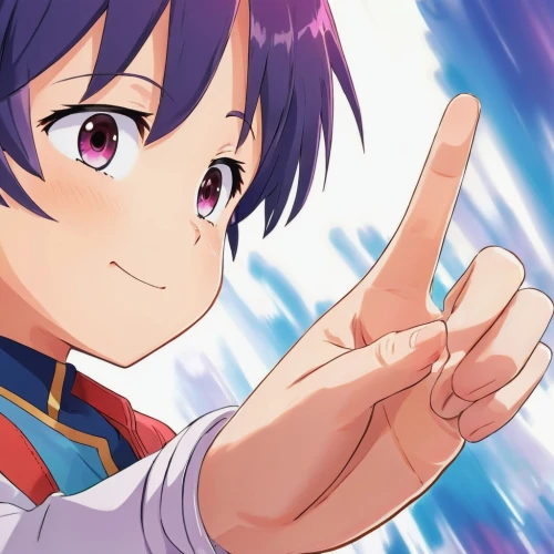 sonoda love live,peace sign,yuki nagato sos brigade,pointing at,pointing hand,love live,waving hello,index fingers,fist bump,hand sign,hand pointing,waving,hand gesture,purple background,pointing at head,purple blue,purple wallpaper,sailing blue purple,yuri,hamearis lucina,Illustration,Japanese style,Japanese Style 03