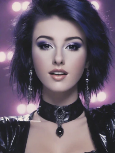 doll's facial features,porcelain doll,realdoll,goth woman,dark purple,goth like,goth,eyeliner,pixie-bob,gothic fashion,purple background,edit icon,gothic style,dark angel,goth subculture,airbrushed,violet eyes,purple,raven,cat eye