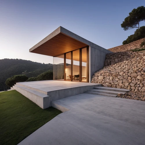 dunes house,corten steel,modern house,modern architecture,cubic house,house in mountains,archidaily,timber house,house in the mountains,residential house,cube house,exposed concrete,folding roof,summer house,roof landscape,frame house,private house,house shape,flat roof,wooden house,Photography,General,Realistic