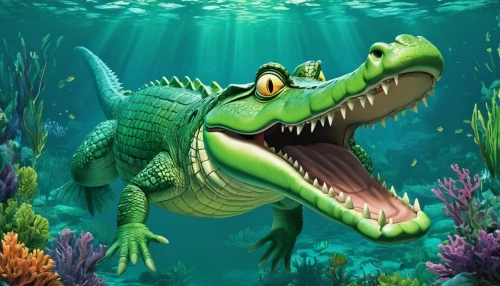 crocodile,marine reptile,salt water crocodile,alligator,aligator,gator,muggar crocodile,philippines crocodile,crocodilia,aucasaurus,aquarium inhabitants,croc,freshwater crocodile,missisipi aligator,merman,crocodilian,spinosaurus,cynorhodon,landmannahellir,dino