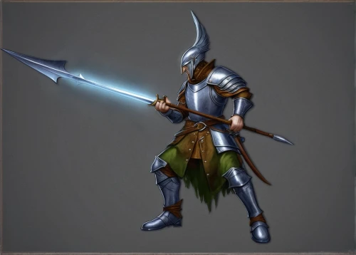 fantasy warrior,paladin,excalibur,aesulapian staff,crusader,knight armor,dane axe,wind warrior,lone warrior,barbarian,swordsman,female warrior,warlord,alien warrior,templar,thermal lance,ranged weapon,mercenary,male elf,knight,Conceptual Art,Fantasy,Fantasy 01