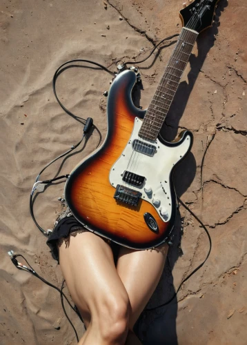 painted guitar,electric guitar,guitar,guitarist,guitar player,epiphone,fender,rock beauty,the guitar,slide guitar,guitar accessory,telecaster,playing the guitar,woman playing,concert guitar,rock music,lady rocks,guitor,dire straits,rock,Illustration,Realistic Fantasy,Realistic Fantasy 28