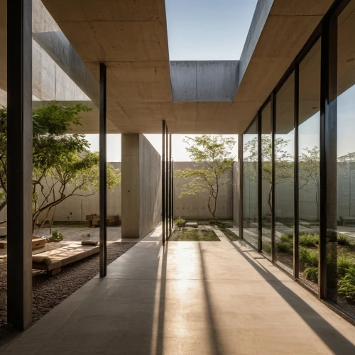 exposed concrete,dunes house,concrete slabs,daylighting,archidaily,corten steel,concrete ceiling,modern architecture,concrete construction,concrete,glass facade,glass wall,concrete blocks,walkway,modern house,contemporary,structural glass,the threshold of the house,concrete wall,arq