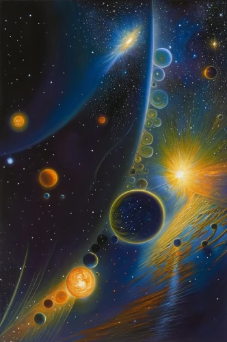 planetary system,space art,planets,solar system,astronomy,astronomers,saturnrings,celestial bodies,galaxy collision,the solar system,binary system,universe,the universe,orbiting,andromeda,planetarium,pioneer 10,planet eart,trajectory of the star,starscape,Illustration,Realistic Fantasy,Realistic Fantasy 03