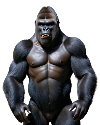 gorilla,ape,silverback,kong,chimp,king kong,gorilla soldier,primate,great apes,chimpanzee,bodybuilding,orang utan,body building,orangutan,cleanup,bodybuilder,cougnou,body-building,png image,the monkey,Conceptual Art,Daily,Daily 32