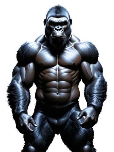 gorilla,silverback,ape,kong,gorilla soldier,king kong,chimp,bodybuilding,bodybuilder,body building,chimpanzee,primate,cleanup,muscle man,body-building,bodybuilding supplement,strongman,great apes,brute,war monkey,Illustration,Black and White,Black and White 04