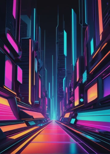 abstract retro,neon arrows,80's design,futuristic landscape,retro background,futuristic,cyberspace,cyberpunk,metropolis,cyber,80s,vapor,colorful city,cinema 4d,neon,3d background,vast,neon lights,4k wallpaper,digiart,Photography,Black and white photography,Black and White Photography 13