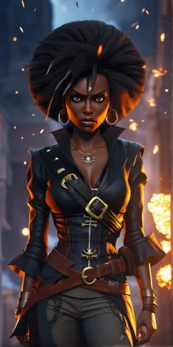 ebony,maria bayo,renegade,rosa ' amber cover,raven rook,fire background,neottia nidus-avis,kosmea,fiery,tiana,assassin,symetra,chaka,jaya,black woman,katana,voodoo woman,kali,monsoon banner,dodge warlock,Photography,General,Realistic