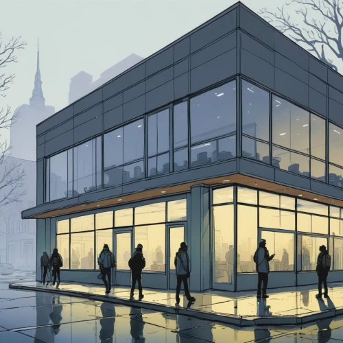 glass facade,glass building,futuristic art museum,glass facades,aqua studio,modern office,school design,cubic house,ice rink,futuristic architecture,modern architecture,sky space concept,modern building,new building,structural glass,3d rendering,modern house,snow house,archidaily,concept art,Illustration,Vector,Vector 11