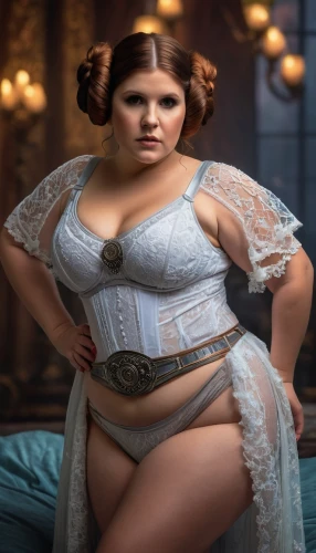 princess leia,plus-size model,bodice,bb8,belt with stockings,cinderella,plus-size,tiana,hoopskirt,bb-8,bridal clothing,imperial coat,gordita,plus-sized,fantasy woman,breastplate,rolls of fabric,fatayer,solo,caracalla,Photography,General,Fantasy