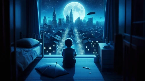 disney baymax,sci fiction illustration,night scene,cg artwork,blue room,night watch,night image,my neighbor totoro,nightscape,dream world,snowhotel,space art,earth rise,fantasia,cartoon video game background,the night sky,the little girl's room,lost in space,baymax,studio ghibli