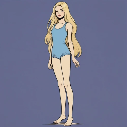 animated cartoon,rapunzel,female swimmer,one-piece swimsuit,blond girl,tsumugi kotobuki k-on,girl in a long,disney character,blue jasmine,nightgown,girl drawing,aphrodite,a girl in a dress,elsa,blonde girl,one-piece garment,magnolieacease,without clothes,paleness,summer swimsuit,Illustration,Vector,Vector 12