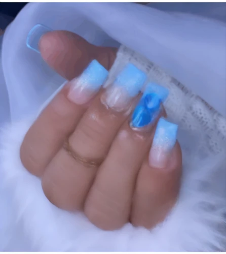 artificial nails,nail design,nail,nail care,wing blue color,nails,nail art,wing blue white,blue and white,fingernail polish,gel,blue white,manicure,sail blue white,blue color,blue gradient,light blue,ice princess,adhesive bandage,ice