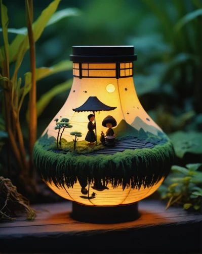 japanese lantern,illuminated lantern,vintage lantern,japanese lamp,lantern,fairy lanterns,japanese paper lanterns,hanging lantern,retro kerosene lamp,studio ghibli,kerosene lamp,christmas lantern,asian lamp,lanterns,fireflies,miracle lamp,terrarium,glass jar,lensball,retro lamp,Unique,3D,Toy
