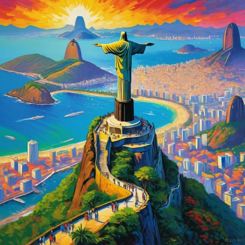 rio,rio de janeiro,brasil,brazil empire,rio 2016,copacabana,guanabá real,brazil,rio olympics,rio de janeiro 2016,travel poster,niterói,south-america,samba,south america,sobrassada,the portuguese,brasileira,amêixoa,brazilian food,Art,Artistic Painting,Artistic Painting 04