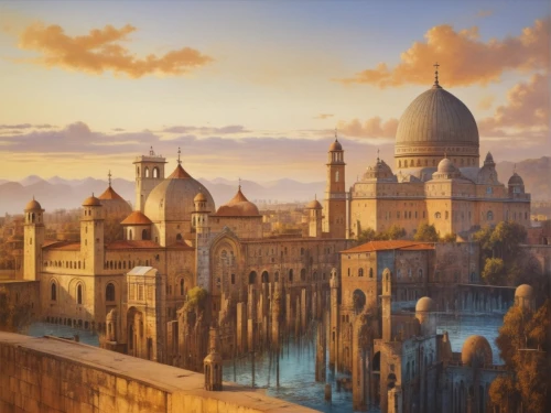 constantinople,ancient city,jerusalem,medina,islamic architectural,ibn tulun,pink city,persian architecture,the ancient world,medieval architecture,alhambra,orientalism,byzantine architecture,genesis land in jerusalem,world digital painting,mosques,cairo,riad,fantasy landscape,ancient buildings,Photography,General,Realistic