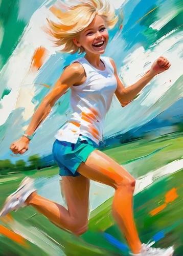 little girl running,female runner,little girl in wind,running fast,running,free running,running frog,to run,runner,sprinting,run,run uphill,digital painting,sprint woman,middle-distance running,long-distance running,cross country running,running shoes,running dog,world digital painting,Conceptual Art,Oil color,Oil Color 20