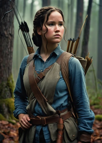 katniss,bow and arrows,bows and arrows,female warrior,warrior woman,the stake,cable programming in the northwest part,traditional bow,piper,swordswoman,swath,joan of arc,female hollywood actress,princess leia,pocahontas,digital compositing,longbow,agnes,archer,quarterstaff,Illustration,Black and White,Black and White 18