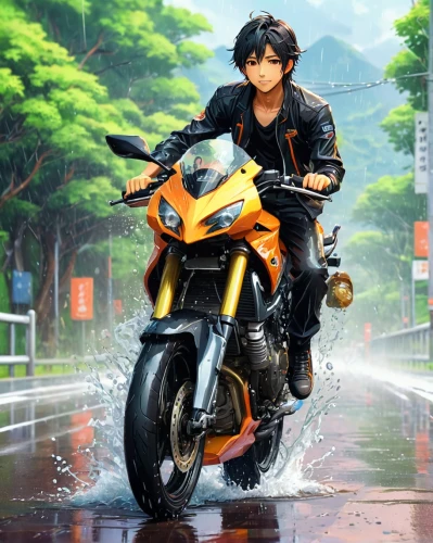 motorbike,monsoon,motorcycle,ktm,monsoon banner,heavy rain,cg artwork,yamaha,rainy season,in the rain,vietnam,scooter riding,motorcyclist,suzuki,rainy,biker,rain,rains,no motorbike,vector illustration,Illustration,Japanese style,Japanese Style 18