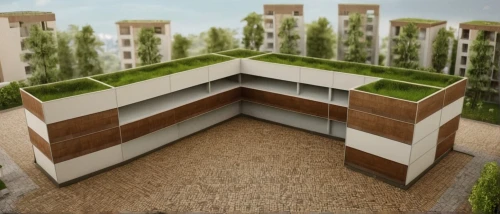 3d rendering,block balcony,school design,eco-construction,roof garden,appartment building,roof landscape,apartment building,build by mirza golam pir,formwork,new housing development,apartment block,grass roof,sky apartment,residential house,flat roof,compound wall,an apartment,garden elevation,urban design,Photography,General,Realistic