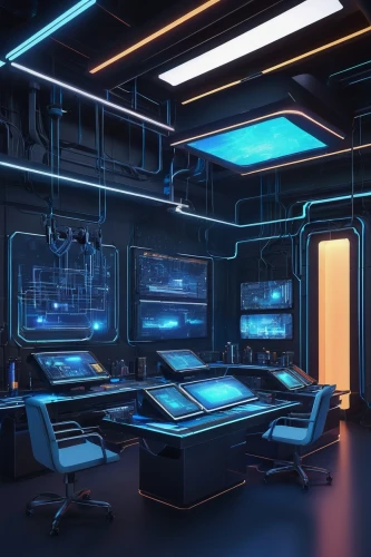 sci fi surgery room,computer room,ufo interior,neon human resources,modern office,the server room,scifi,computer workstation,working space,research station,spaceship space,cyberspace,conference room,computer desk,offices,control center,sci-fi,sci - fi,futuristic landscape,data center,Conceptual Art,Oil color,Oil Color 03