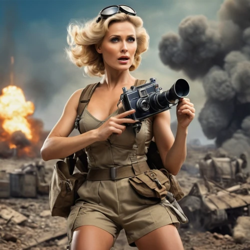 girl with gun,woman holding gun,war correspondent,girl with a gun,warsaw uprising,charlize theron,the blonde photographer,woman fire fighter,female hollywood actress,world war ii,digital compositing,wartime,drone operator,shooting sports,stalingrad,shooter game,photoshop manipulation,world war,lost in war,the sandpiper combative,Photography,General,Cinematic