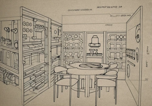 pantry,vintage kitchen,cabinets,kitchen cabinet,computer room,china cabinet,cabinetry,laboratory oven,kitchenette,kitchen interior,cupboard,pharmacy,kitchen,cabinet,apothecary,galley,refrigerator,the kitchen,kitchen shop,kitchen design,Design Sketch,Design Sketch,Blueprint