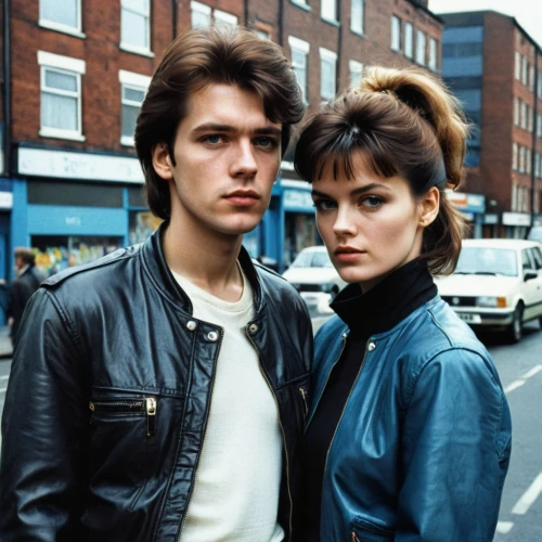 vintage boy and girl,1980s,1980's,retro eighties,eighties,the style of the 80-ies,young couple,leather jacket,80s,notting hill,couple goal,mom and dad,boy and girl,david-lily,as a couple,vintage man and woman,east german,shoulder pads,1982,beautiful couple,Photography,Documentary Photography,Documentary Photography 06