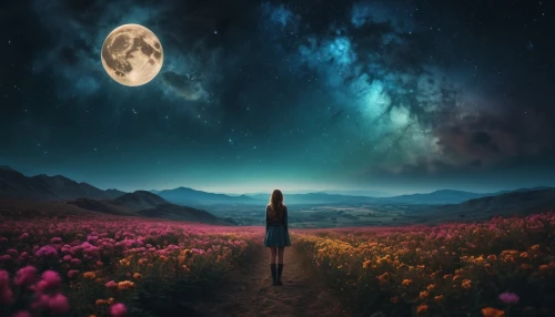 photomanipulation,moon and star background,astral traveler,fantasy picture,photo manipulation,mystical portrait of a girl,phase of the moon,astronomical,moon walk,dream world,valley of the moon,the universe,moon addicted,herfstanemoon,moonlit night,creative background,the mystical path,inner space,violinist violinist of the moon,the moon and the stars,Photography,General,Fantasy