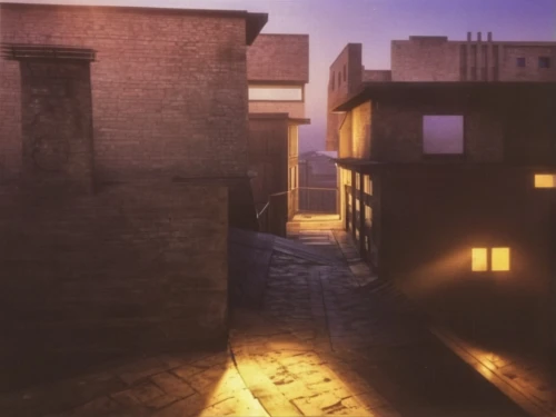 narrow street,alleyway,alley,old linden alley,the cobbled streets,medieval street,houses silhouette,townscape,riad,blind alley,old city,night scene,karnak,dusk background,cobble,dusk,cobblestone,rooftops,night image,ancient city,Photography,General,Realistic