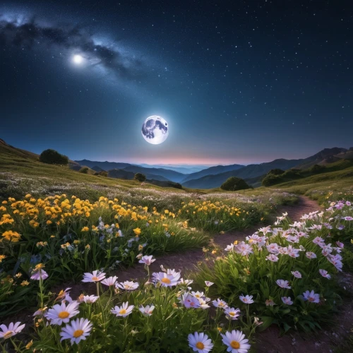 moon and star background,star of bethlehem,astronomy,moon and star,magic star flower,stars and moon,moonlight cactus,cosmic flower,the moon and the stars,cosmos field,moonflower,star-of-bethlehem,celestial phenomenon,garden star of bethlehem,flowers celestial,valley of the moon,celestial bodies,moonlit night,cosmos,flower field,Photography,General,Realistic