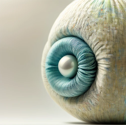 snail shell,ammonite,spore,snail,eyeball,eye ball,abstract eye,peacock eye,blue mushroom,mollusk,gastropod,cinema 4d,eye,sea snail,chambered nautilus,nut snail,polyp,mollusc,deep sea nautilus,3d render