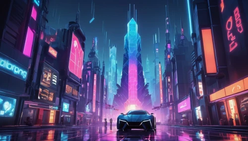 cyberpunk,tokyo city,shinjuku,futuristic landscape,fantasy city,futuristic,tokyo,shanghai,metropolis,colorful city,cityscape,hong kong,taipei,city trans,dystopian,vapor,harbour city,tokyo ¡¡,black city,city,Unique,3D,Low Poly