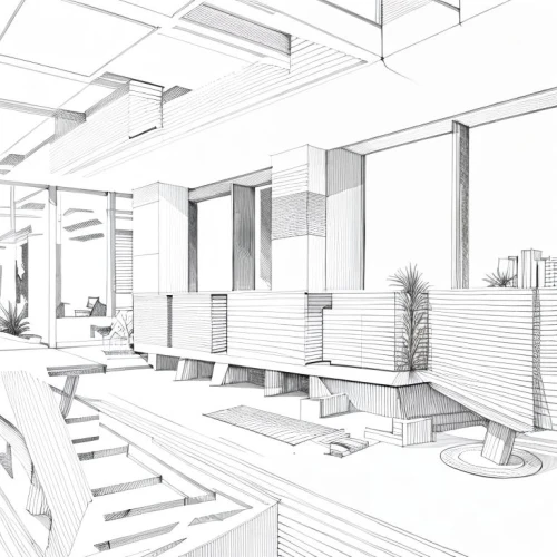 office line art,modern office,working space,offices,school design,office desk,3d rendering,study room,blur office background,daylighting,archidaily,wireframe graphics,work space,conference room,desk,kirrarchitecture,office buildings,aqua studio,core renovation,office,Design Sketch,Design Sketch,Fine Line Art