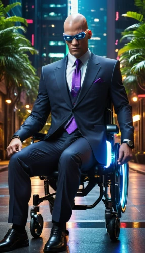 a black man on a suit,suit actor,kingpin,ceo,wheelchair,e mobility,the suit,chair png,3d man,thanos,spy,disabled,disabled person,disability,black businessman,x-men,office chair,matrix,purple rizantém,x men,Conceptual Art,Sci-Fi,Sci-Fi 26