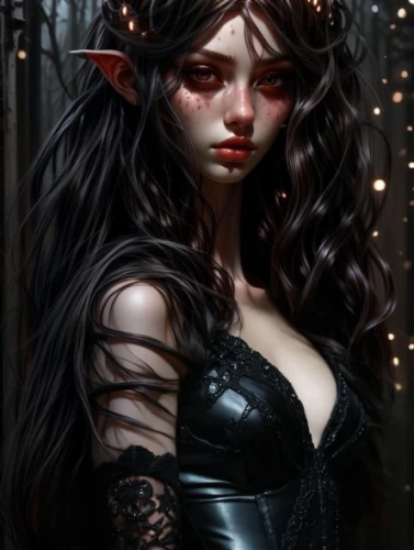 dark elf,violet head elf,fantasy portrait,elven,male elf,fae,elven flower,the enchantress,faery,elf,faerie,wood elf,ivy,fantasy woman,evil fairy,vampire woman,fantasy art,sorceress,vampire lady,background ivy