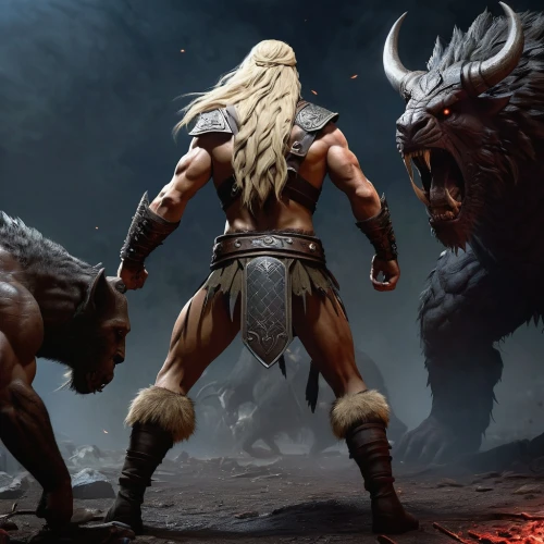 barbarian,greyskull,norse,he-man,minotaur,warrior and orc,bordafjordur,vikings,massively multiplayer online role-playing game,viking,valhalla,raider,god of thunder,warrior east,dwarves,splitting maul,nordic bear,warriors,nördlinger ries,cave man,Conceptual Art,Fantasy,Fantasy 04