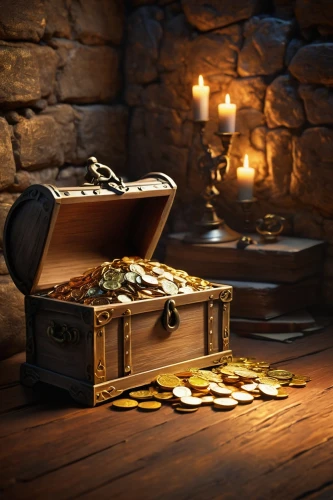 treasure chest,pirate treasure,music chest,gold bullion,collected game assets,crypto mining,merchant,trinkets,treasure house,play escape game live and win,savings box,debt spell,treasure hunt,old trading stock market,gold shop,bitcoin mining,copper cookware,apothecary,card table,moneybox,Conceptual Art,Daily,Daily 24