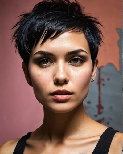 pixie cut,pixie-bob,asymmetric cut,pixie,artificial hair integrations,management of hair loss,mohawk hairstyle,portrait photographers,colorpoint shorthair,blue hair,punk,portrait photography,natural color,portrait background,myna,female model,natural cosmetic,mohawk,asian woman,beautiful young woman,Illustration,Realistic Fantasy,Realistic Fantasy 12