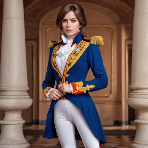 military uniform,imperial coat,victoria,military officer,a uniform,napoleon iii style,princess sofia,napoleon bonaparte,uniform,regal,venetia,napoleon,royal,monarchy,admiral,colonel,uniforms,bolero jacket,joan of arc,iulia hasdeu castle,Photography,General,Realistic