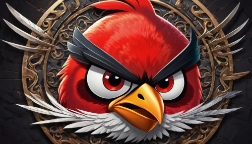 angry bird,phoenix rooster,angry birds,fawkes,red beak,bird png,red bird,rooster head,cockerel,stadium falcon,red chief,redcock,patung garuda,angry,owl background,garuda,emblem,coat of arms of bird,gallus,red cardinal,Illustration,Realistic Fantasy,Realistic Fantasy 42