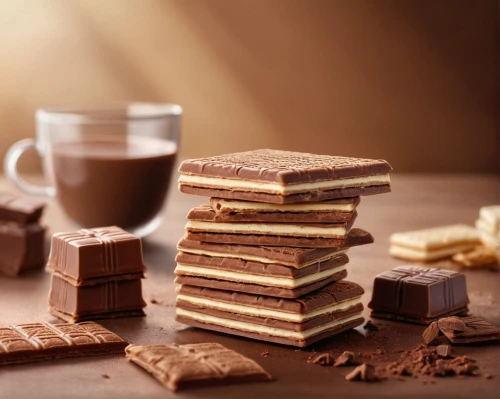 chocolate wafers,tim tam,malted milk,block chocolate,cocoa solids,speculoos,wafer cookies,swiss chocolate,pieces chocolate,nougat corners,lebkuchen,chocolate hazelnut,chocolate bars,french silk,cocoa,pralines,ice chocolate,food photography,chocolate candy,chikki,Photography,General,Commercial