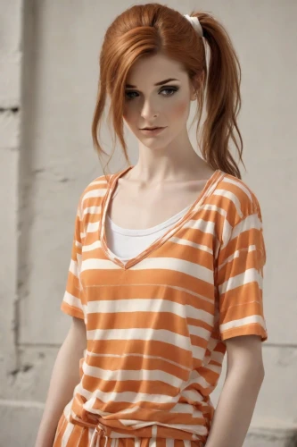 redhead doll,realdoll,doll dress,female doll,orange,dress doll,orange color,sewing pattern girls,fashion doll,model doll,cotton top,redheaded,murcott orange,bright orange,liberty cotton,doll paola reina,maci,clary,horizontal stripes,redheads,Photography,Natural