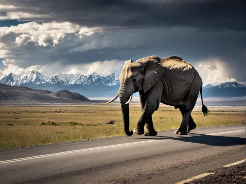 wild animals crossing,elephants and mammoths,african elephant,african elephants,african bush elephant,elephant herd,road traffic,elephants,elephant ride,pachyderm,elephantine,cartoon elephants,mahout,elephant,zebra crossing,indian elephant,elephant tusks,tusks,wildlife,right of way,Photography,General,Realistic