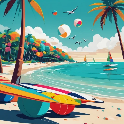 kite boarder wallpaper,french digital background,surfboards,summer background,summer beach umbrellas,tropical beach,dream beach,beach landscape,caribbean beach,mobile video game vector background,cartoon video game background,tropics,surfboard,surfer,surfboat,beach scenery,beach ball,background vector,surfing equipment,beach background,Illustration,Vector,Vector 06